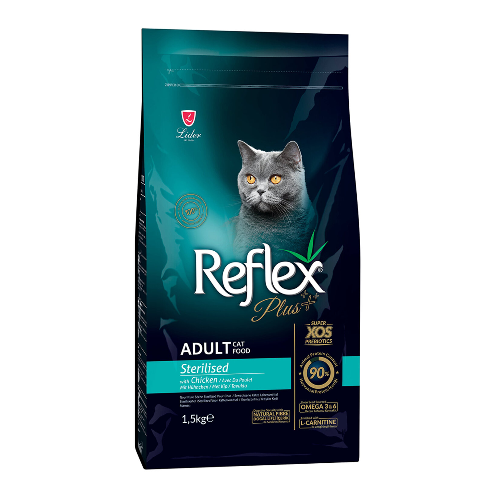 Reflex Plus Tavuklu Kısır Kedi Maması 1.5 Kg