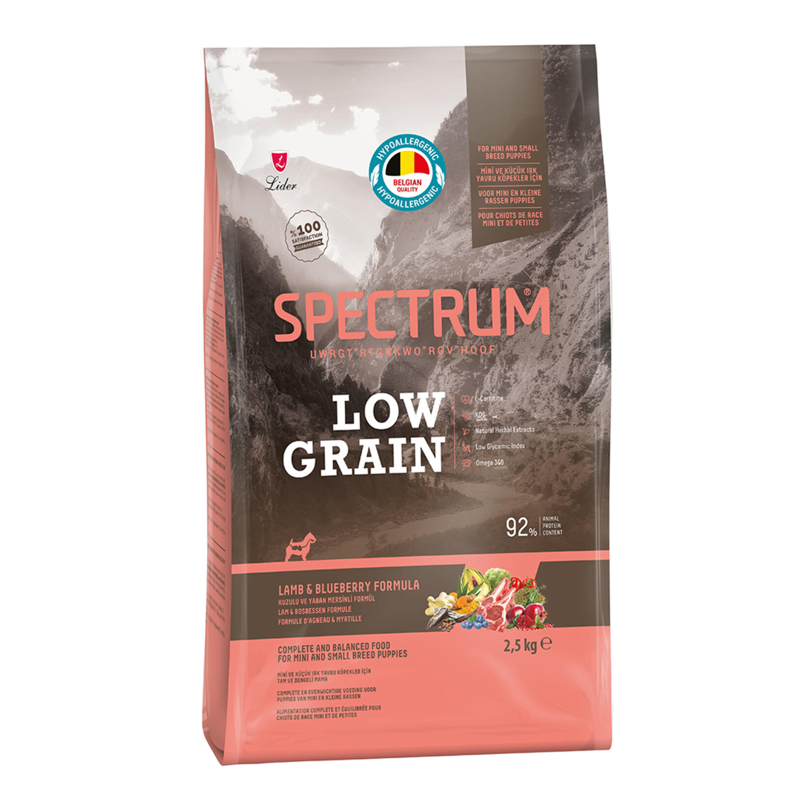 Spectrum Kuzu Yaban Mersini Mini Irk Yavru Köpek Maması 2.5 Kg