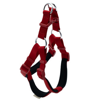 Doggie Konfor Dokuma Göğüs Tasma Kırmızı 2 x 45 - 55 Cm