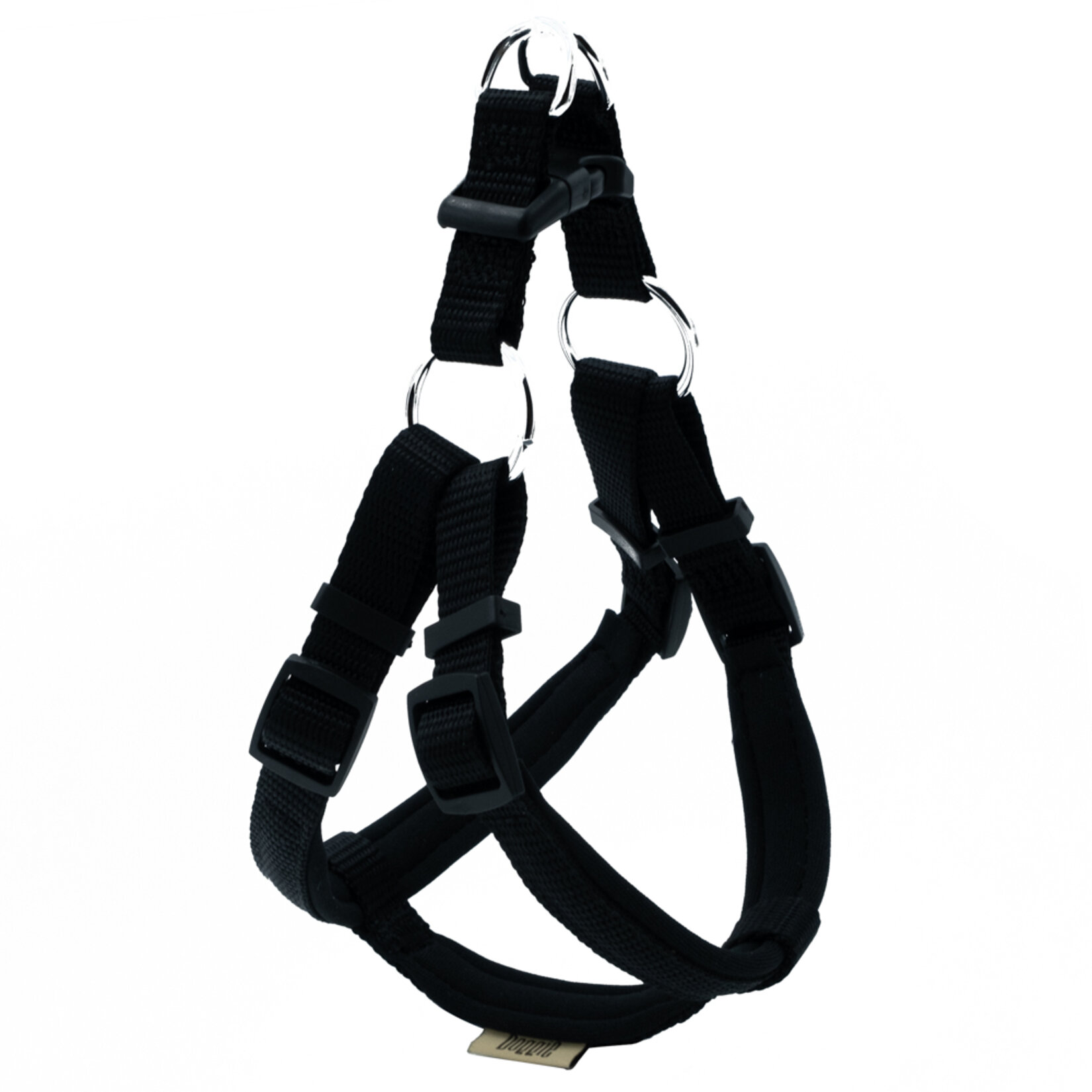 Doggie Konfor Dokuma Göğüs Tasma Siyah 1,5 x 40 - 45 Cm