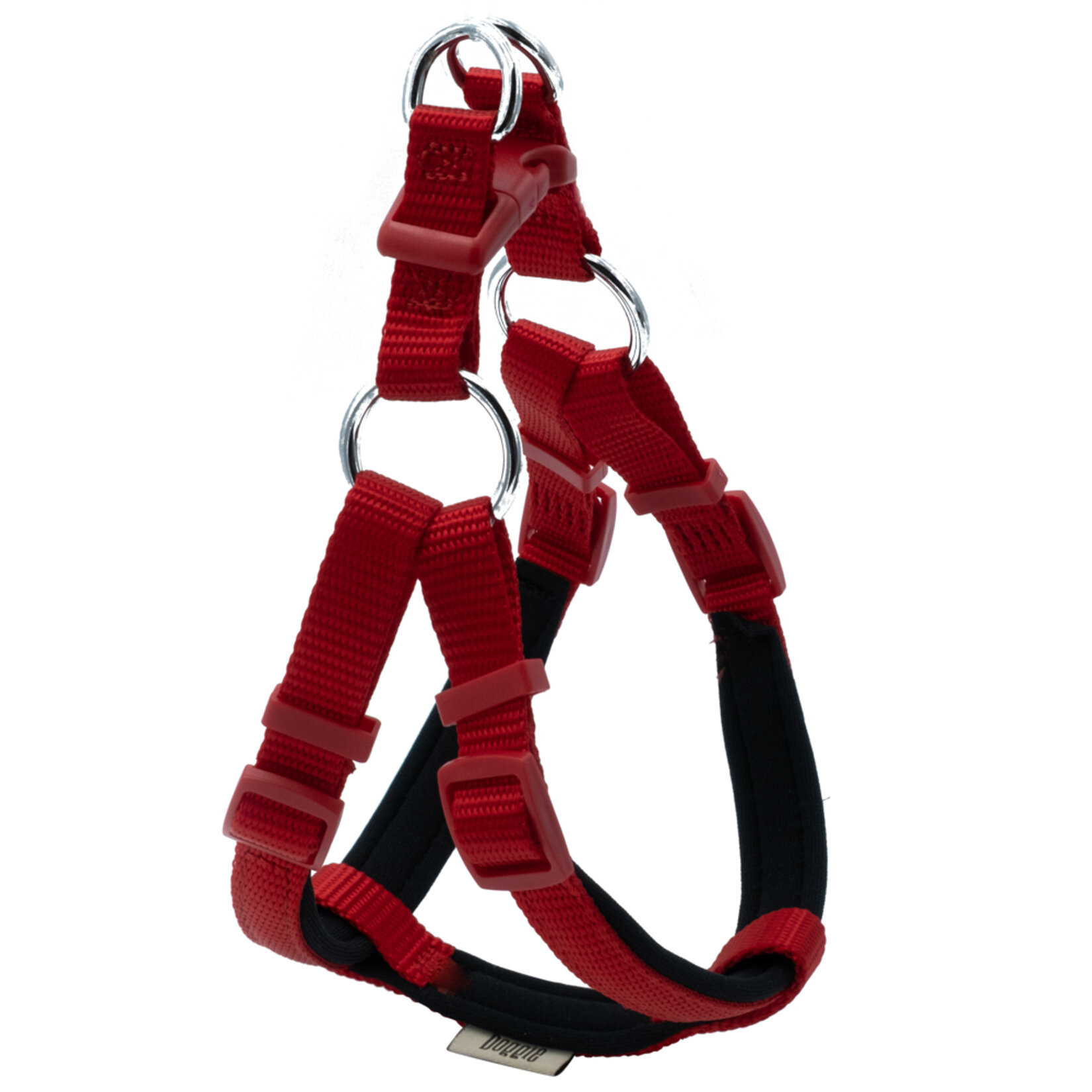 Doggie Konfor Dokuma Göğüs Tasma Kırmızı 1,5 x 40 - 45 Cm