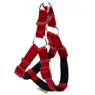 Doggie Konfor Dokuma Göğüs Tasma Kırmızı 1,5 x 35 - 40 Cm