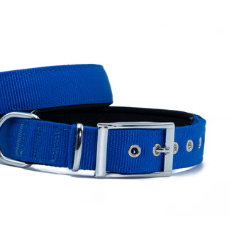 Doggie Elit Dokuma Boyun Tasması Mavi 3 x 42 - 50 Cm