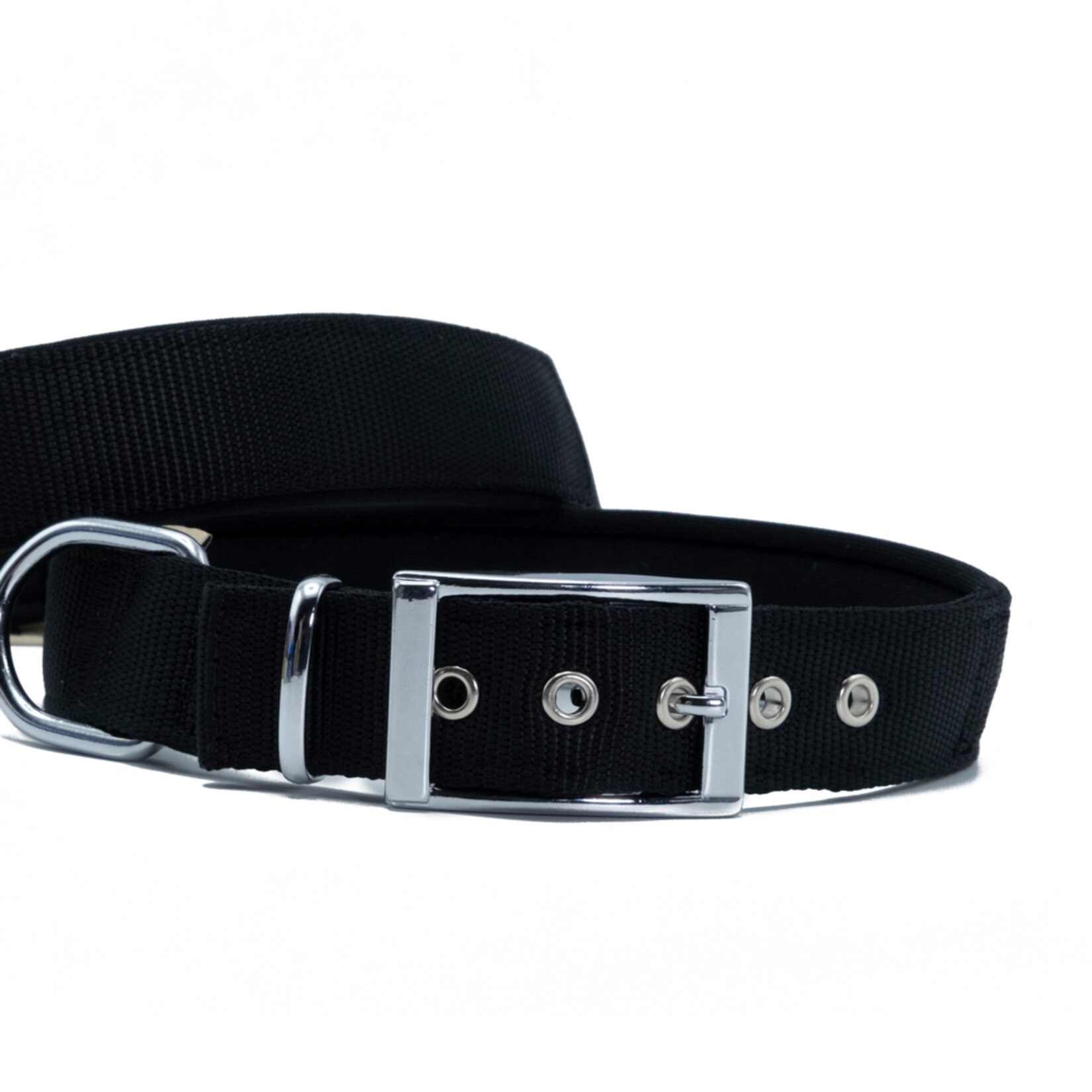 Doggie Elit Dokuma Boyun Tasması Siyah 3 x 42 - 50 Cm