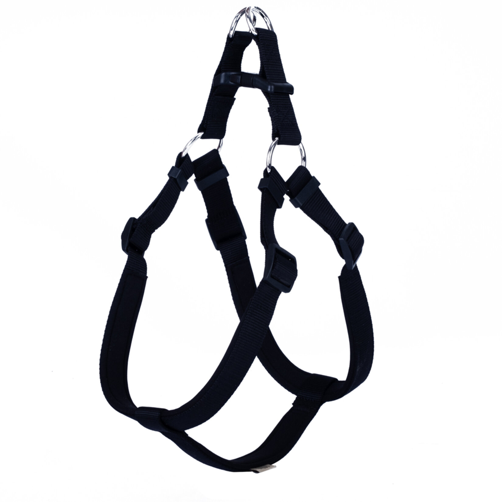 Doggie Konfor Dokuma Göğüs Tasma Siyah 2,5 x 65 - 75 Cm