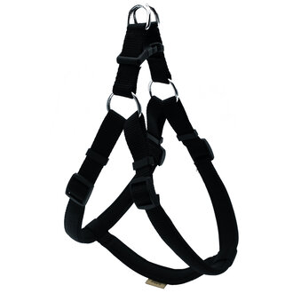Doggie Konfor Dokuma Göğüs Tasma Siyah 2 x 55 - 65 Cm