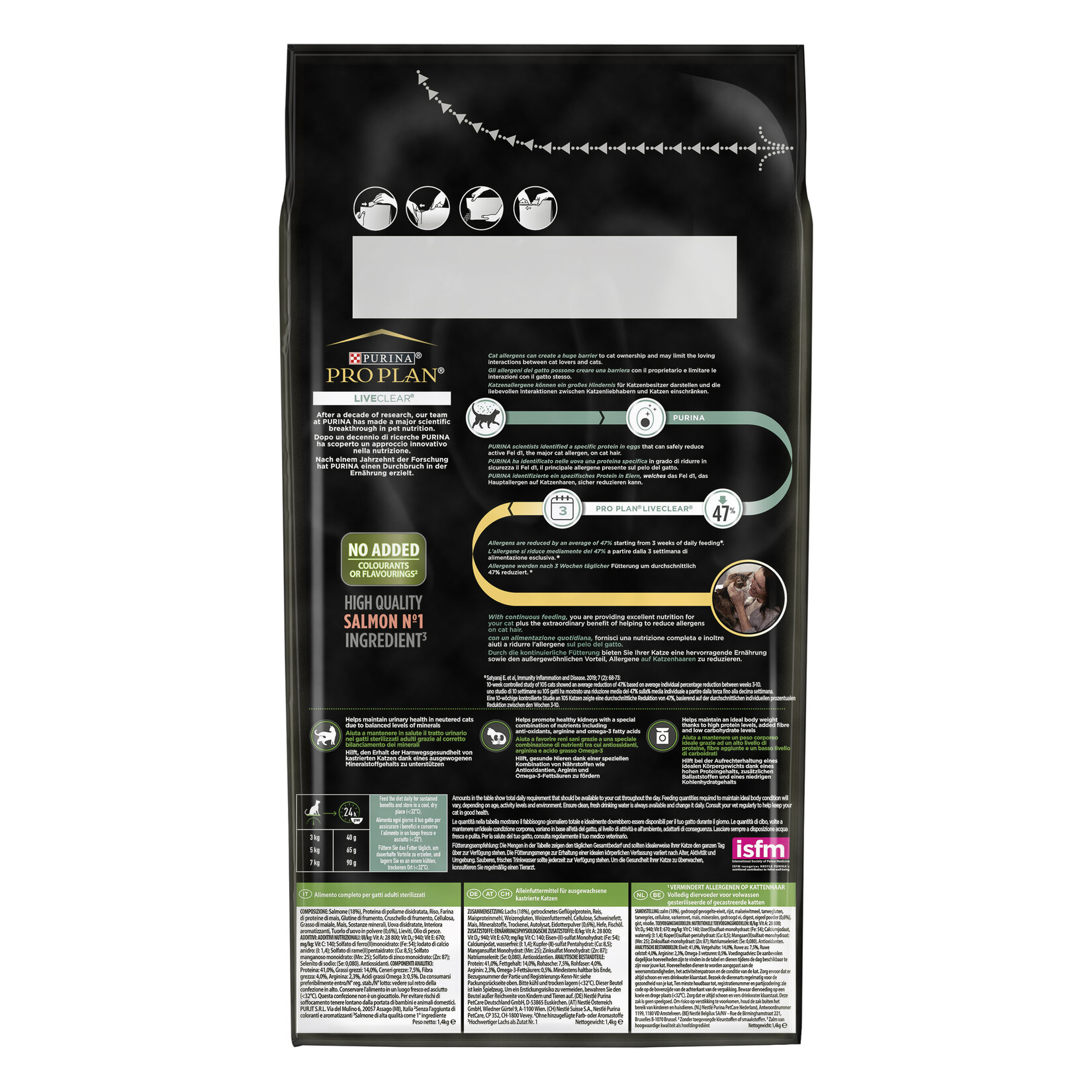 Proplan Liveclear Kısırlaştırılmış Kedi Somonlu 1.4 Kg - Görsel 3