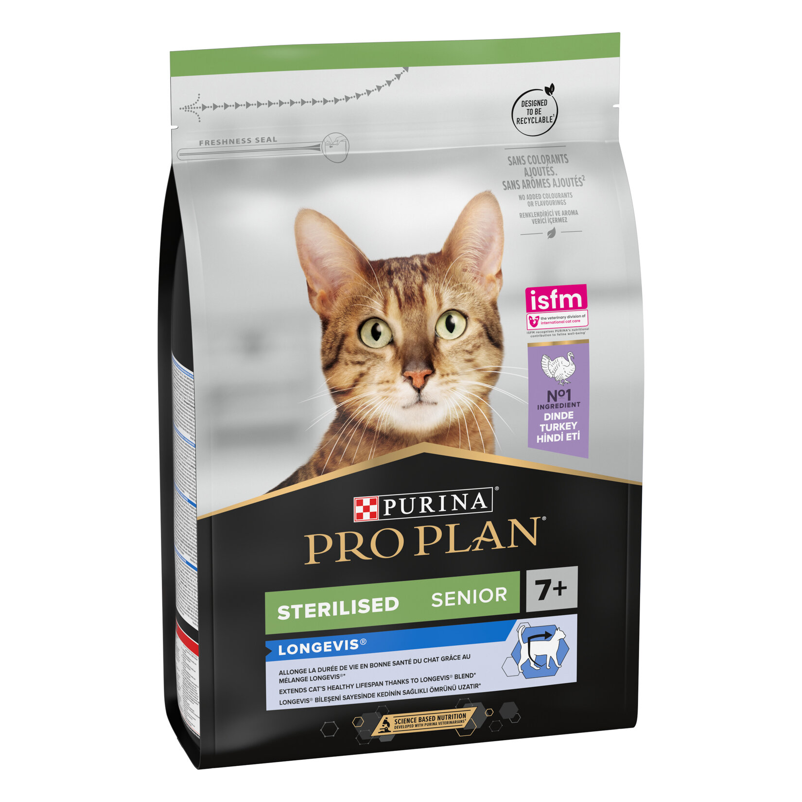 Pro Plan Kısırlaştırılmış +7 Hindili Yaş Kedi Maması 3 Kg - Görsel 1