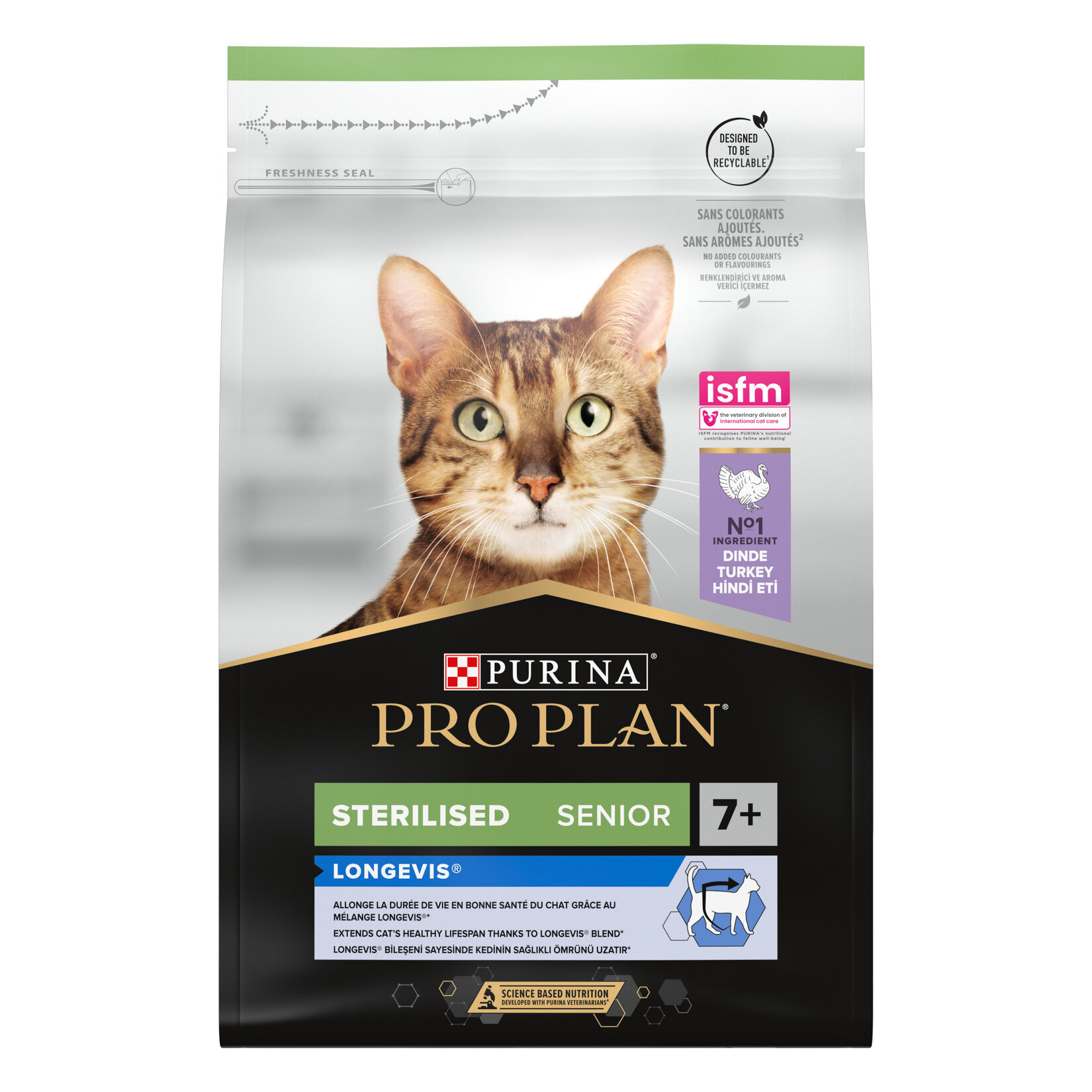 Pro Plan Kısırlaştırılmış +7 Hindili Yaş Kedi Maması 3 Kg - Görsel 2
