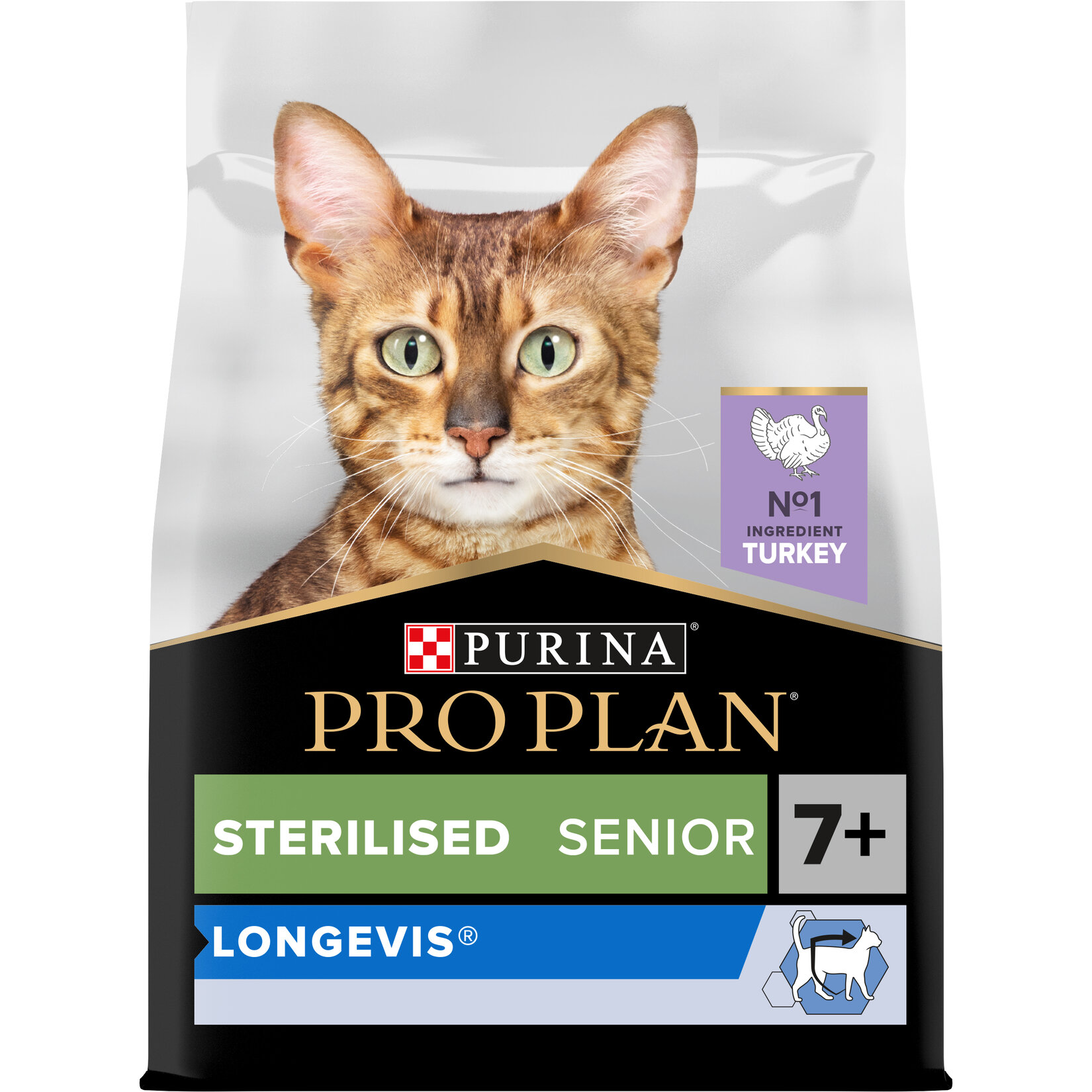 Pro Plan Kısırlaştırılmış +7 Hindili Yaş Kedi Maması 3 Kg - Görsel 5