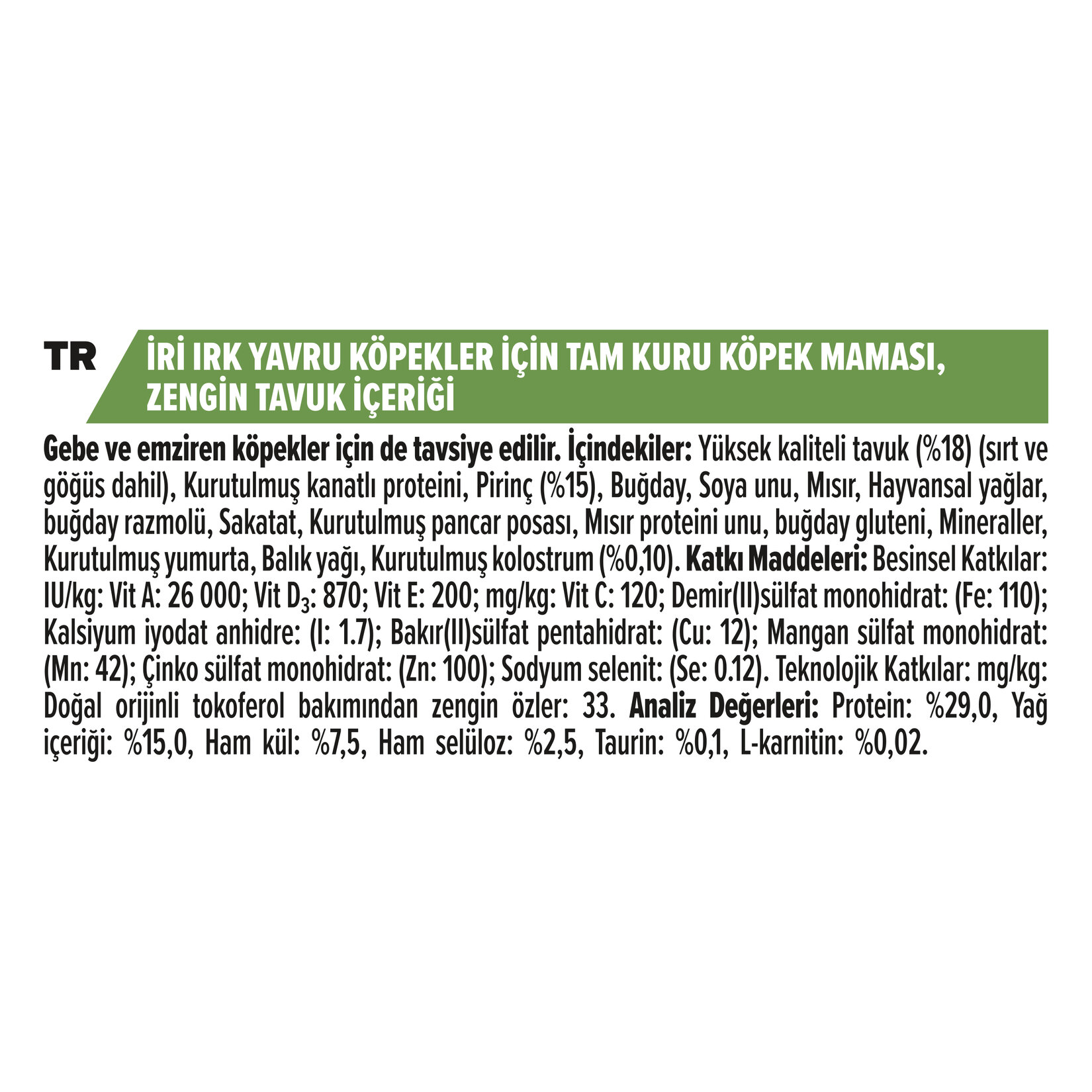 Proplan Büyük Irk Yavru Köpek Tavuklu Mama 12 Kg - Görsel 5