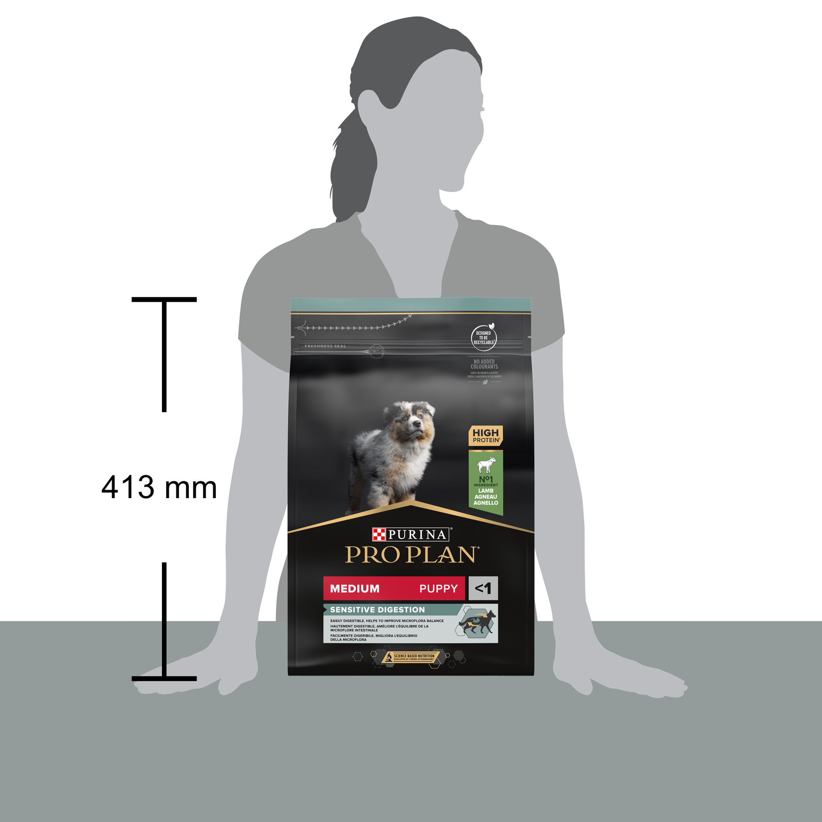 Proplan Orta Irk Yavru Köpek Kuzulu Mama 3 Kg - Görsel 4