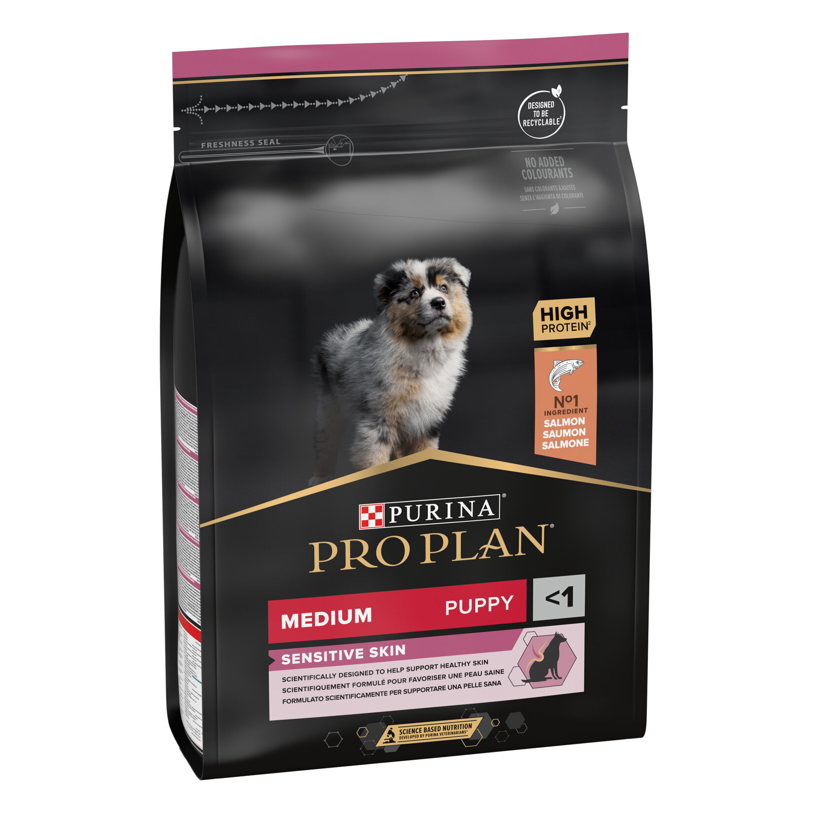 Proplan Orta Irk Yavru Köpek Somonlu Mama 3 Kg - Görsel 1
