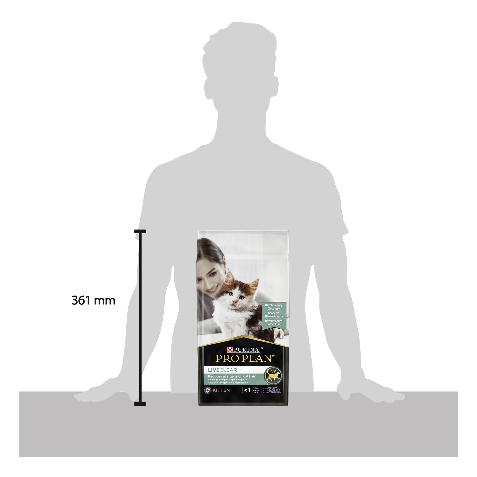 Proplan Liveclear Yavru Kedi Hindili Mama 1.4 Kg - Görsel 4