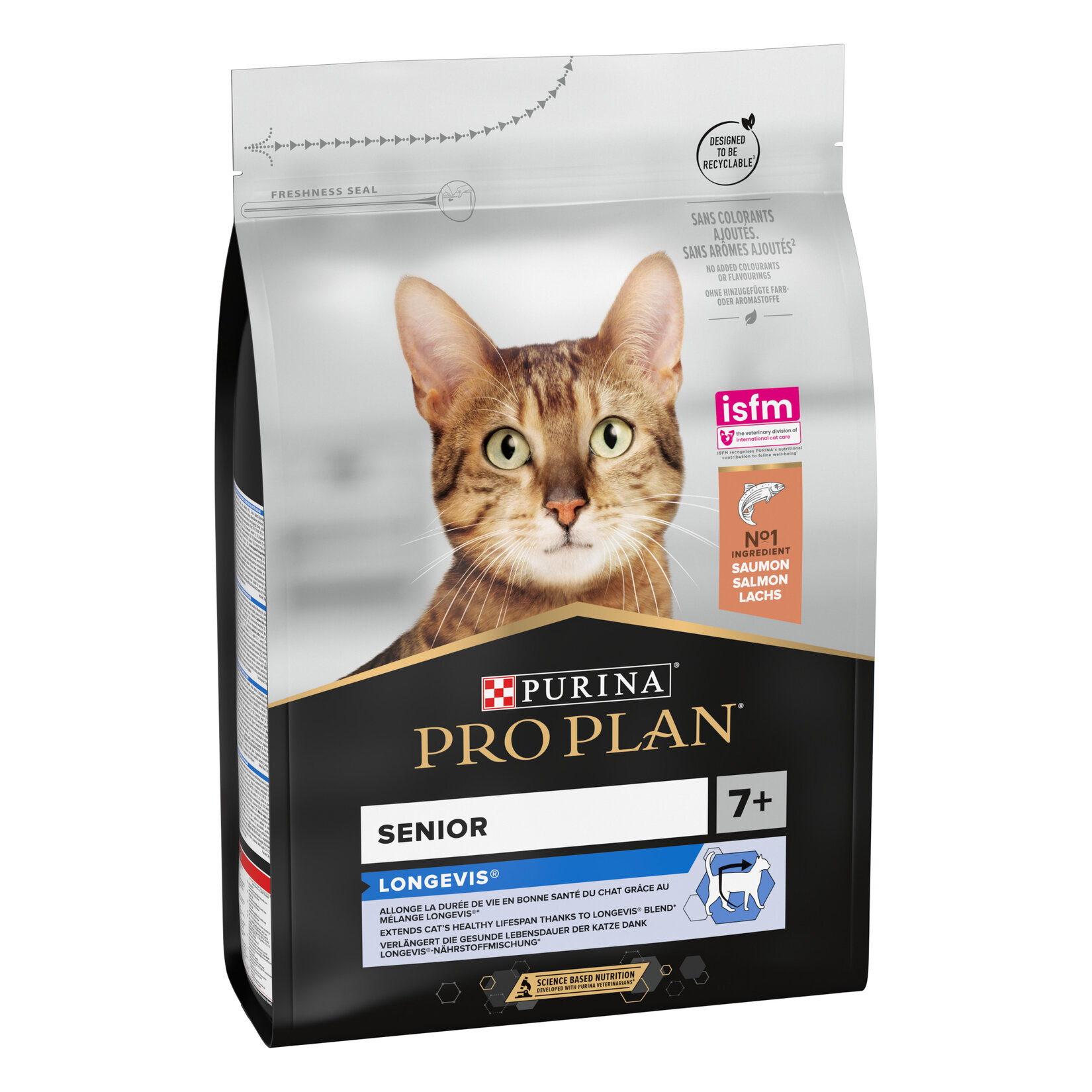Proplan +7 Yaş Kediler İçin Somonlu Kuru Mama 3 Kg - Görsel 1