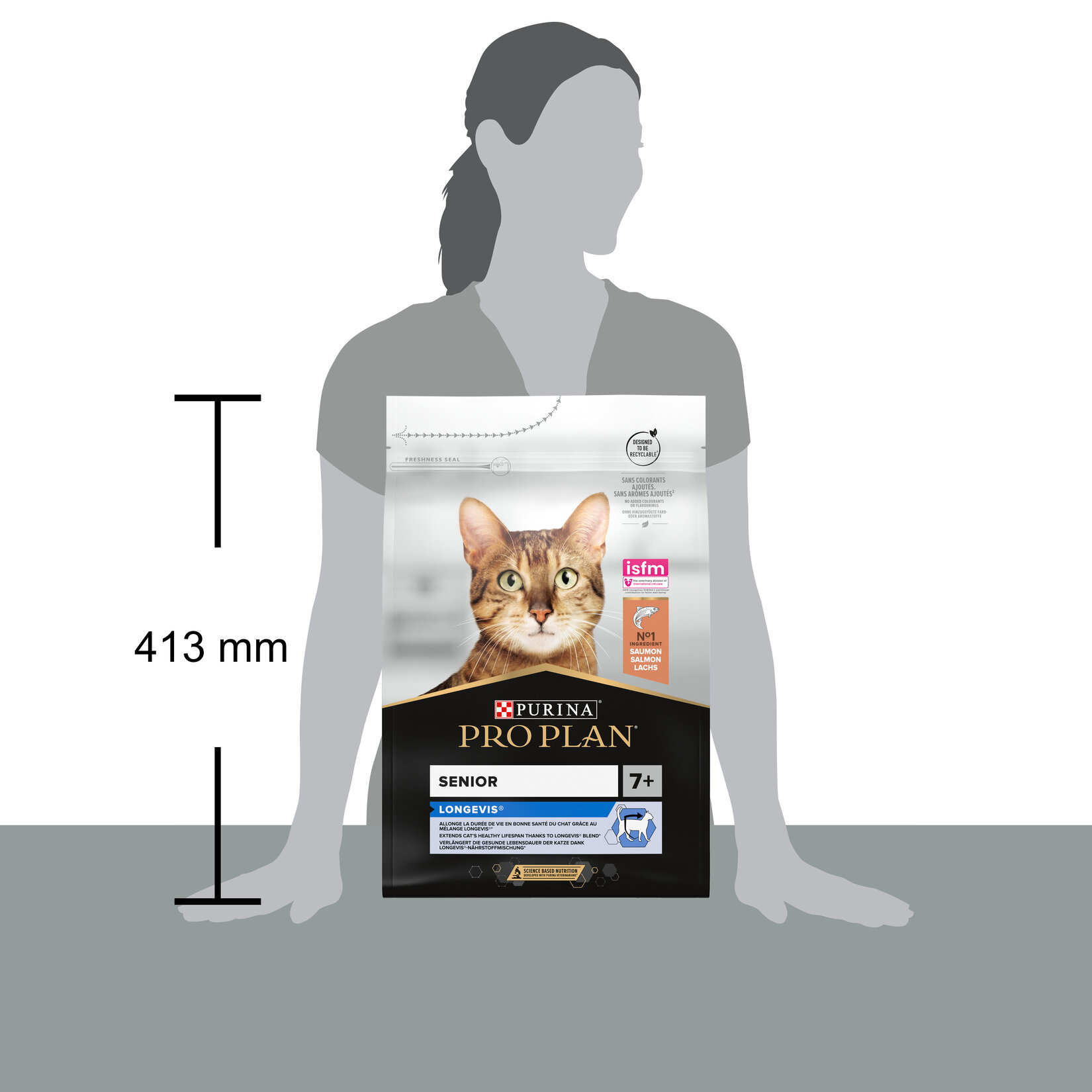 Proplan +7 Yaş Kediler İçin Somonlu Kuru Mama 3 Kg - Görsel 4