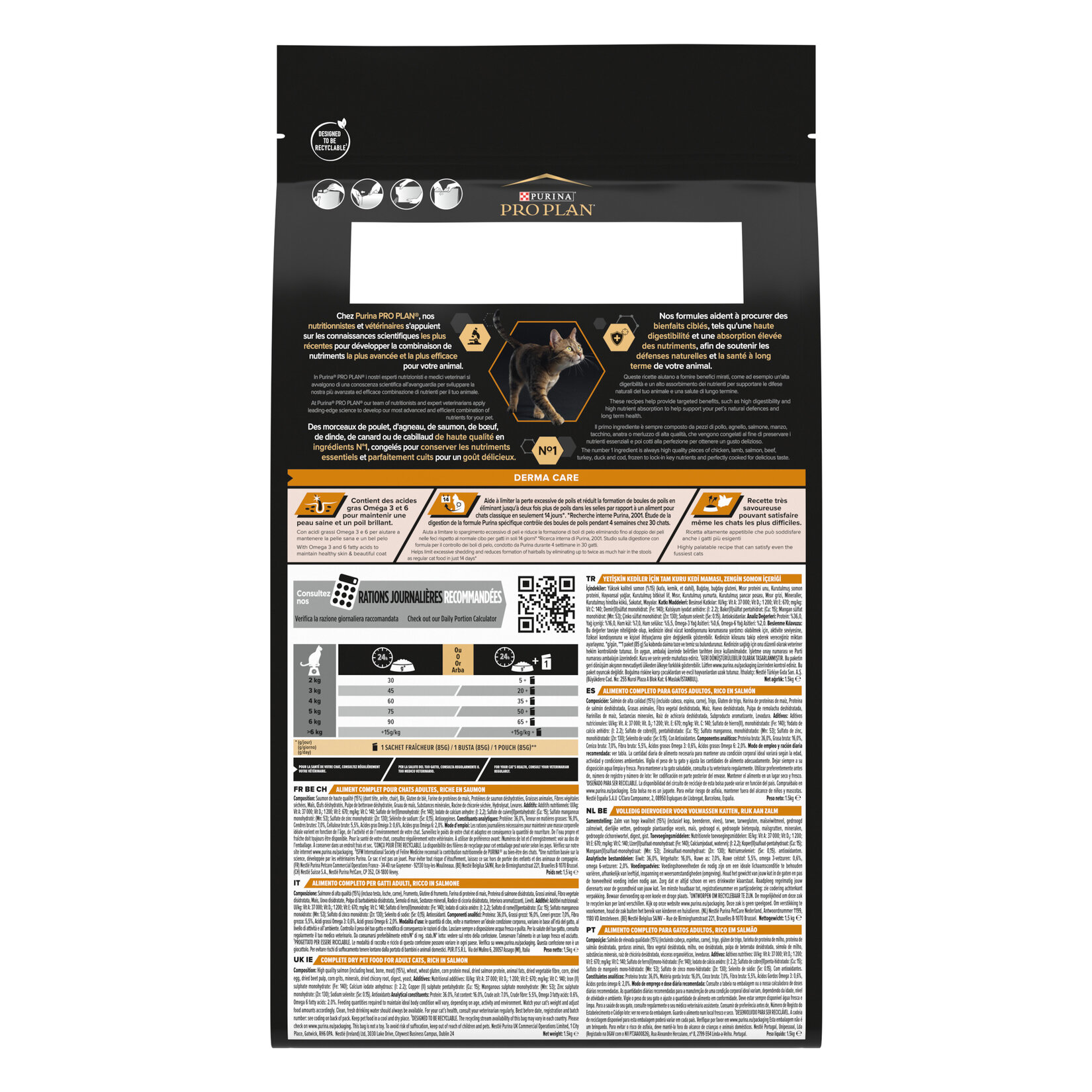 Proplan Somonlu Yetişkin Kedi Maması 1.5 Kg - Görsel 3