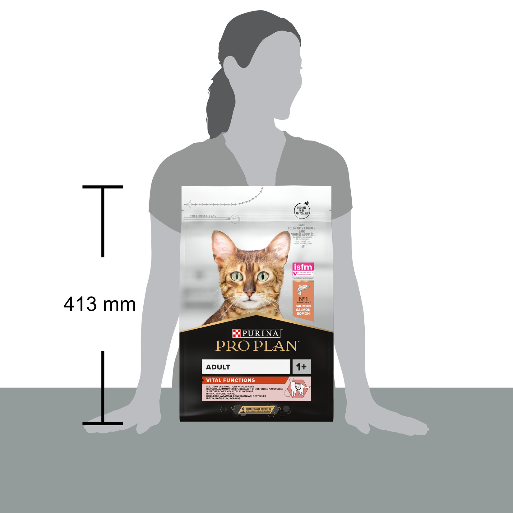 Proplan Yetişkin Kedi Somonlu Kedi Maması 3 Kg - Görsel 4
