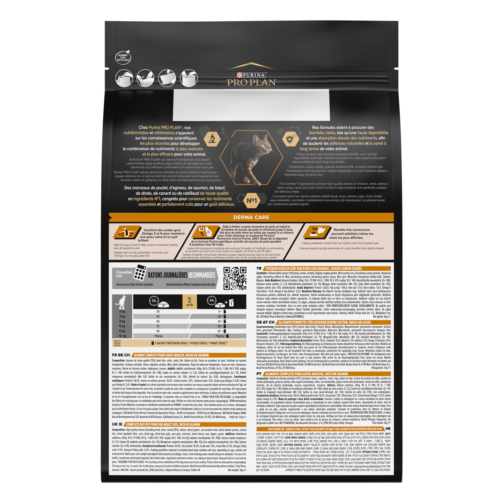 Proplan Somonlu Yetişkin Kedi Maması 3 Kg - Görsel 3