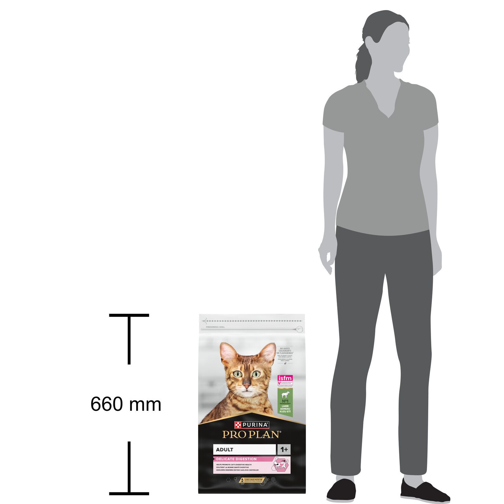 Proplan Yetişkin Kedi Kuzulu Mama 10 Kg - Görsel 3