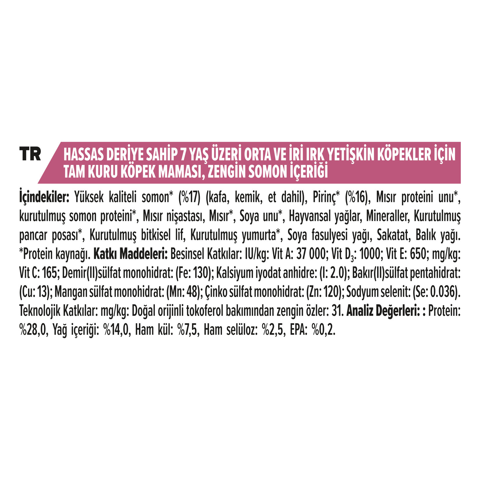 Proplan Orta & Büyük +7 Yaş Köpek Somonlu Mama 14 Kg - Görsel 6