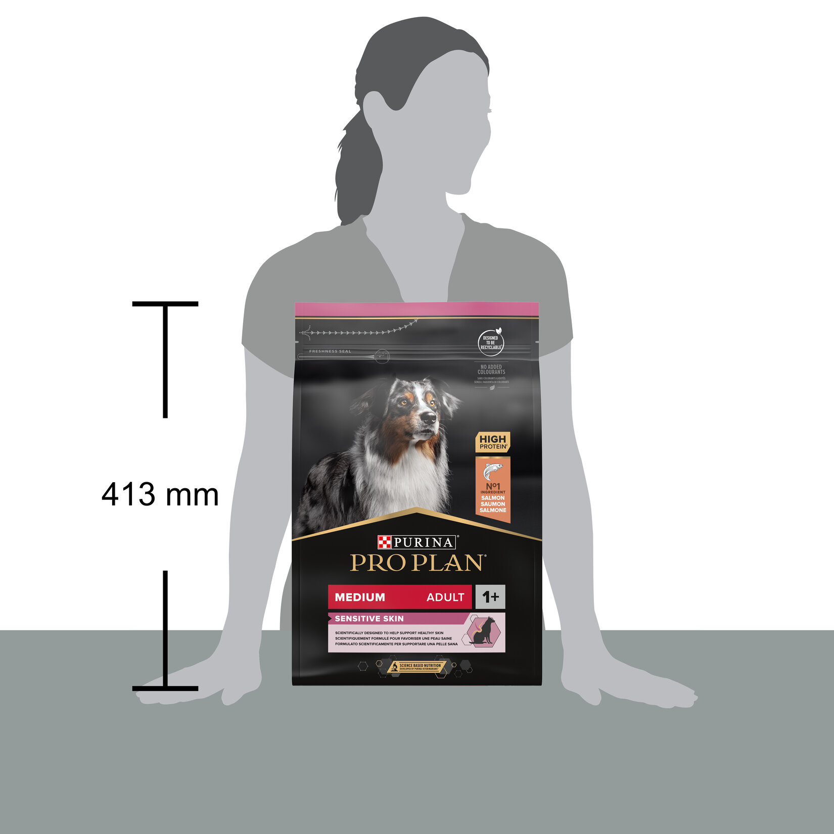 Proplan Orta Irk Yetişkin Köpek Somonlu Mama 3 Kg - Görsel 4