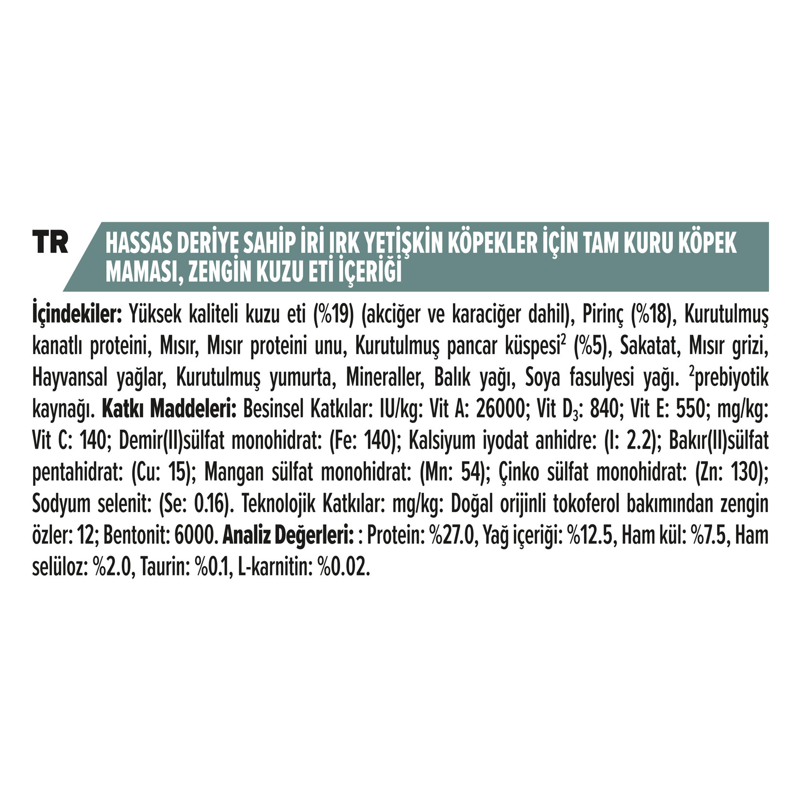 Proplan Büyük Irk Yetişkin Köpek Kuzu Etli 14 Kg - Görsel 5