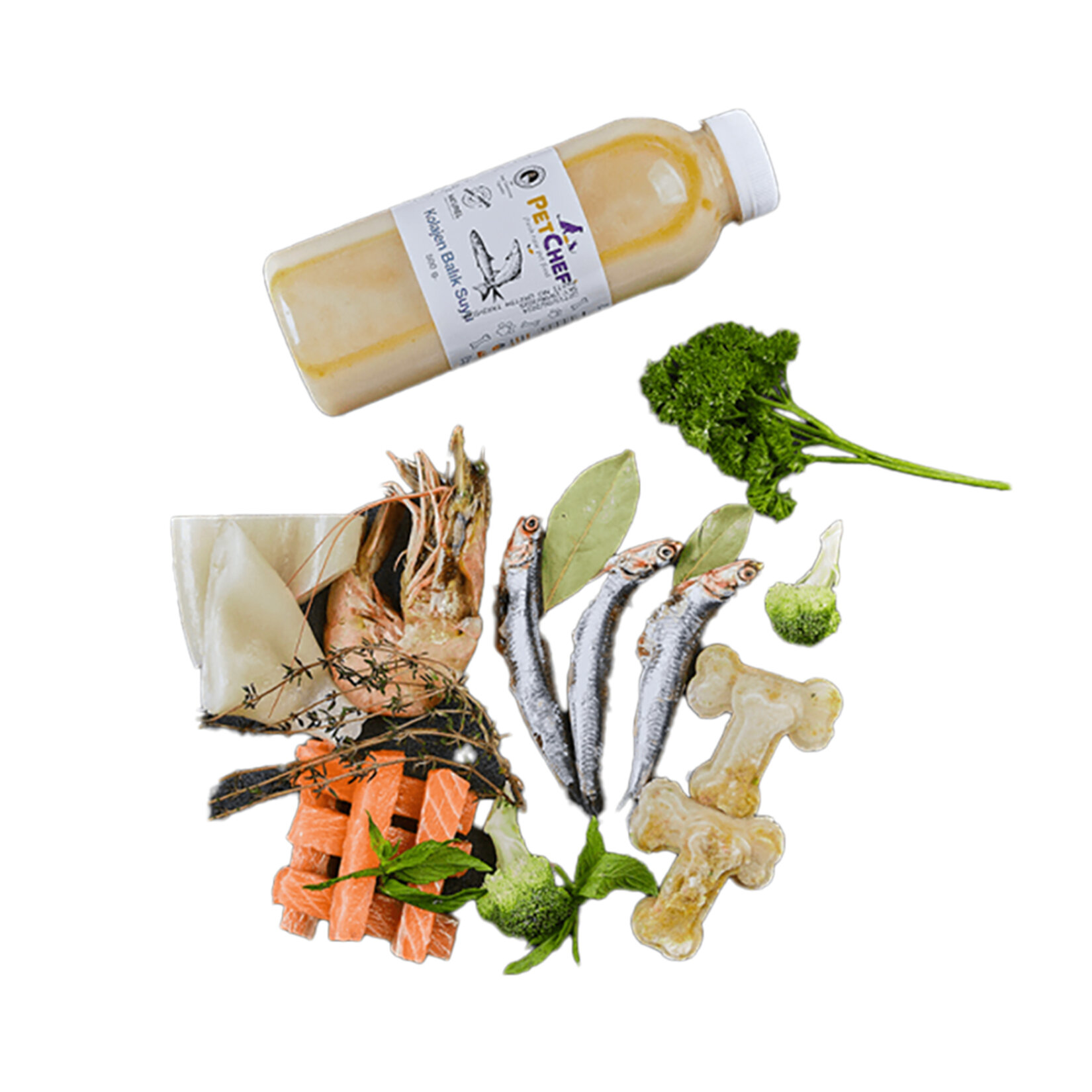 Petchef Kolajen Balık Suyu 500 G - Görsel 1