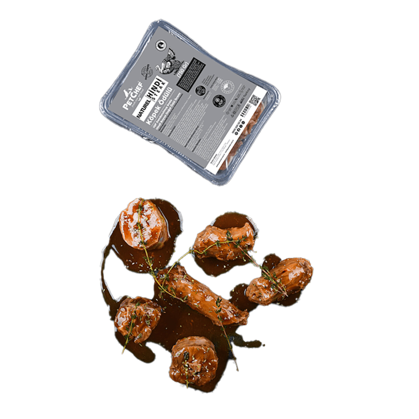 Petchef Naturel Hindi Boyun Steak 750 G - Görsel 1