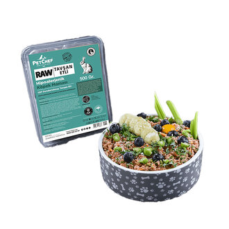 Petchef Raw Tavşan Etli Köpek Maması Küçük Irk 500 G