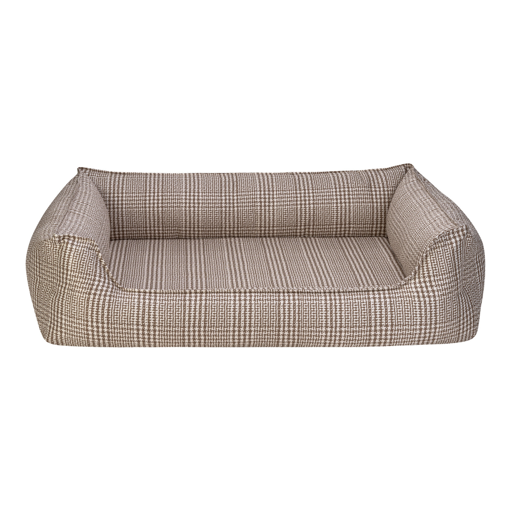 Pet Comfort Delta Bej Kareli Köpek Yatak L - Görsel 1
