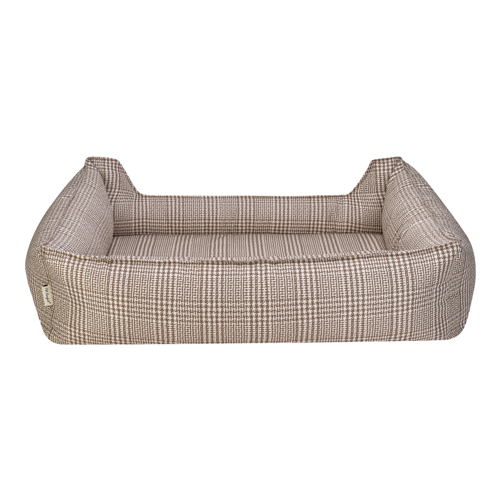 Pet Comfort Delta Bej Kareli Köpek Yatak L - Görsel 3