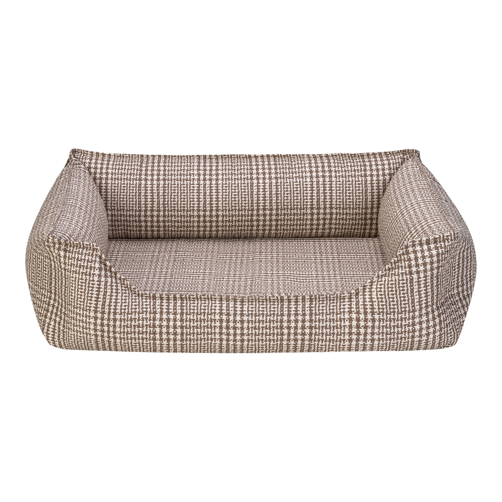 Pet Comfort Delta Bej Kareli Kedi - Köpek Yatak S - Görsel 1