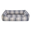 Pet Comfort Delta Lacivert Kareli Köpek Yatak L - Görsel 1