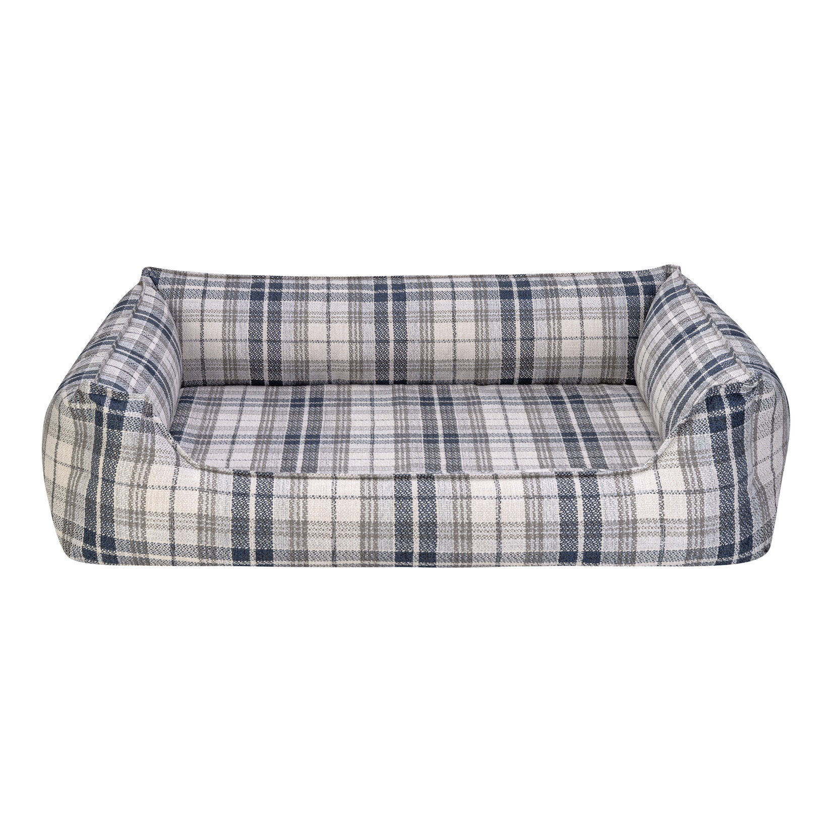 Pet Comfort Delta Lacivert Kareli Köpek Yatak L - Görsel 1