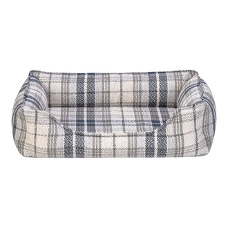 Pet Comfort Delta Lacivert Kareli Kedi - Köpek Yatak XS