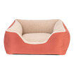 Pet Comfort Echo Kedi - Köpek Yatak Tarçın / Ekru Peluş S - Görsel 1