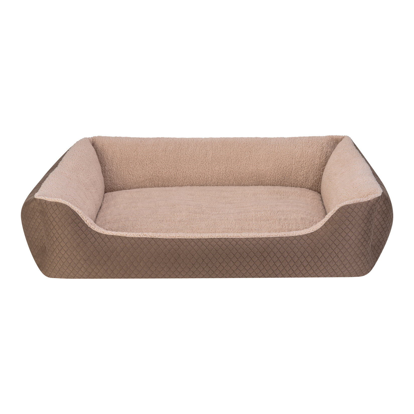 Pet Comfort Bravo Duo Köpek Yatak Kahve / Bej XL - Görsel 1