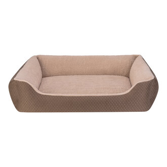 Pet Comfort Bravo Duo Köpek Yatak Kahve / Bej XL
