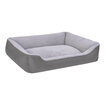 Pet Comfort Bravo Duo Köpek Yatak Gri / Gri Peluş L - Görsel 2