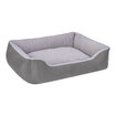Pet Comfort Bravo Duo Köpek Yatak Gri / Gri Peluş M - Görsel 2
