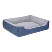 Pet Comfort Bravo Duo Köpek Yatak Mavi / Gri Peluş Xl - Görsel 2