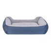 Pet Comfort Bravo Duo Köpek Yatak Mavi / Gri Peluş L - Görsel 3