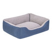Pet Comfort Bravoduo Kedi - Köpek Yatak Mavi / Gri Peluş S - Görsel 2