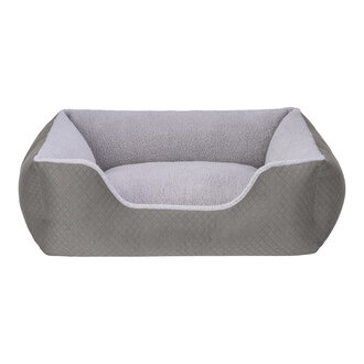 Pet Comfort Echo Köpek Yatak Gri / Gri Peluş M