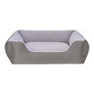 Pet Comfort Echo Köpek Yatak Gri / Gri Peluş L - Görsel 1