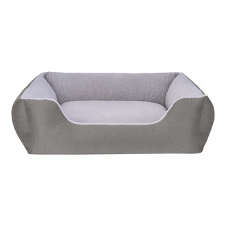 Pet Comfort Echo Köpek Yatak Gri / Gri Peluş L