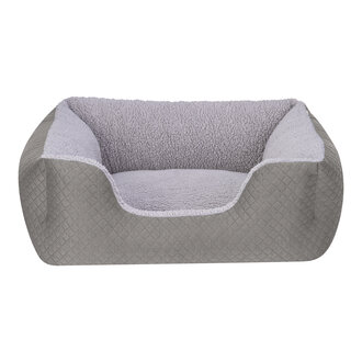 Pet Comfort Echo Kedi - Köpek Yatak Gri / Gri Peluş S