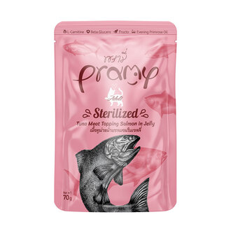 Pramy Jöle İçi Somon ve Ton Balıklı Kedi Maması 70 G