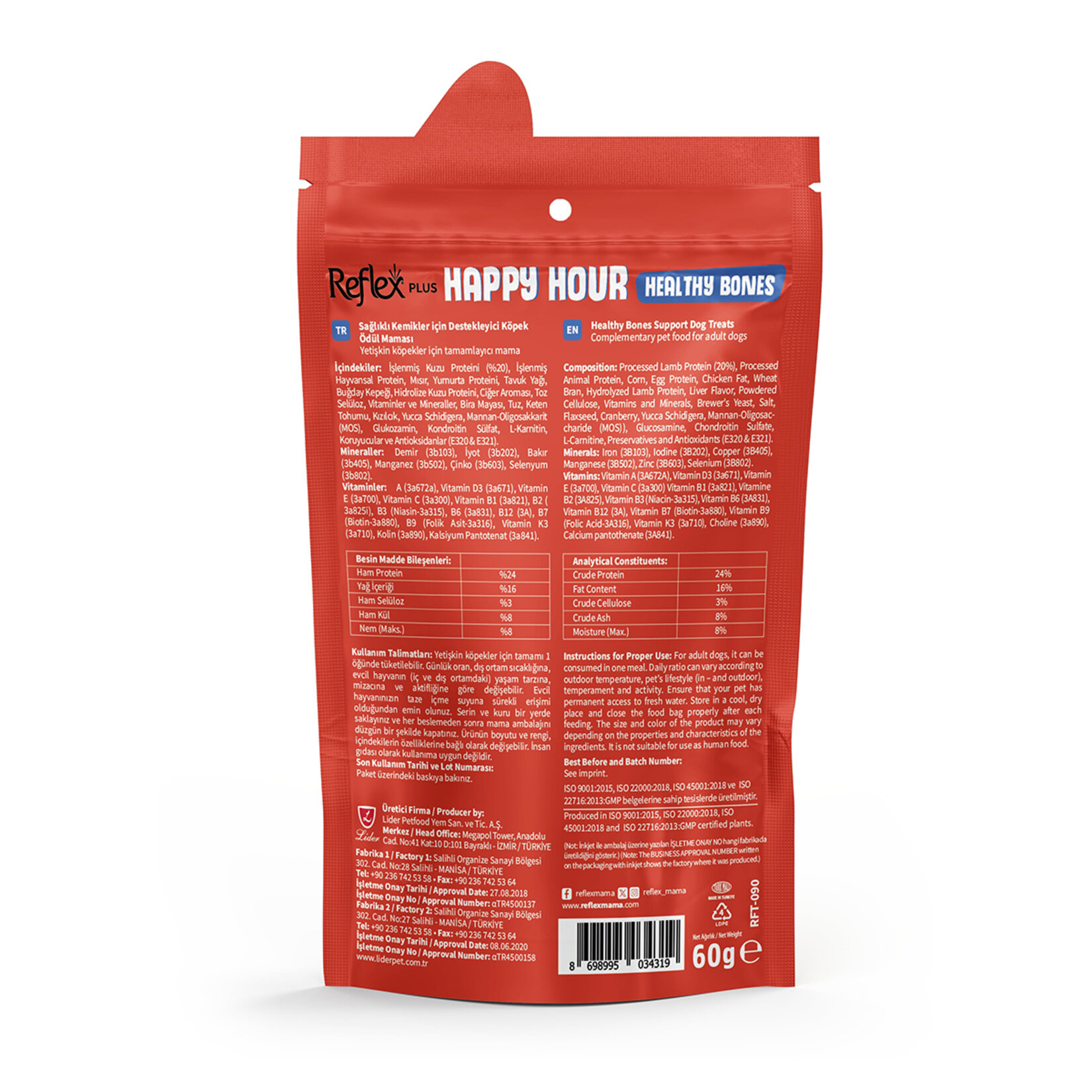 Reflex Plus Sağlıklı Kemik Destek Köpek Ödülü 60 G - Görsel 2